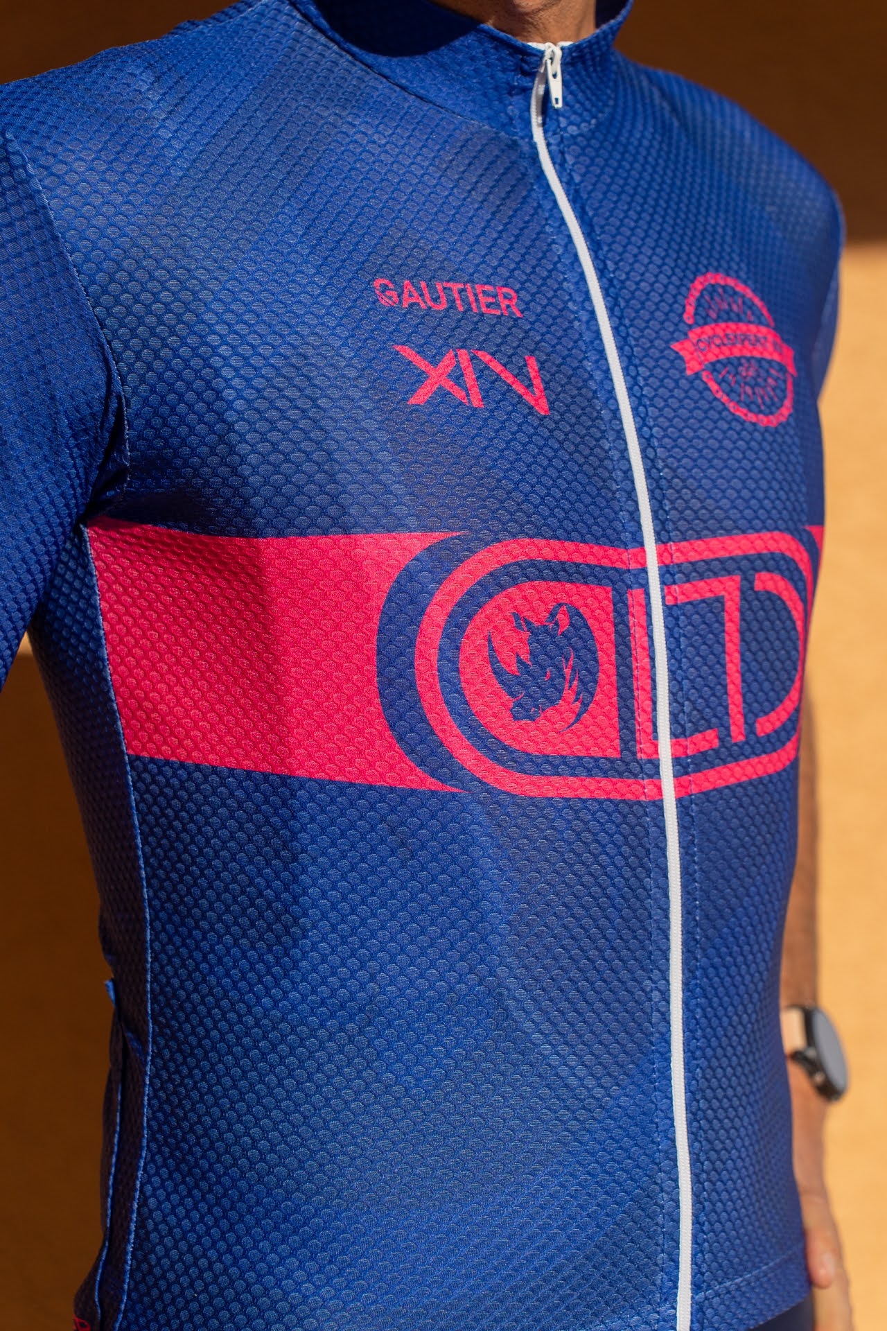 Image d'illustration principale du produit Jersey Team (Bleu/Rose) par LTD Coaching