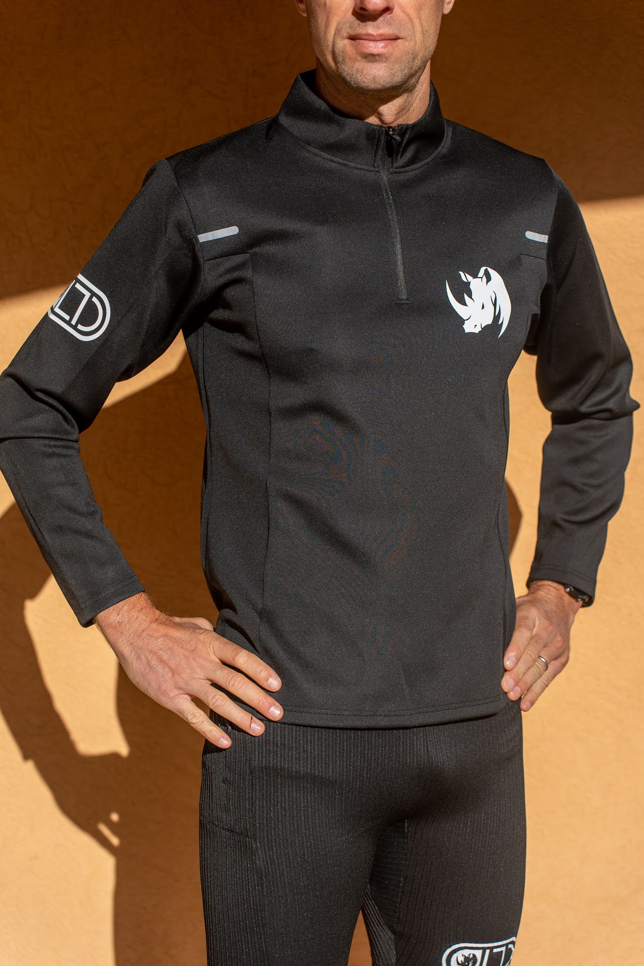 Image d'illustration principale du produit T-Shirt Running ML (Noir) par LTD Coaching