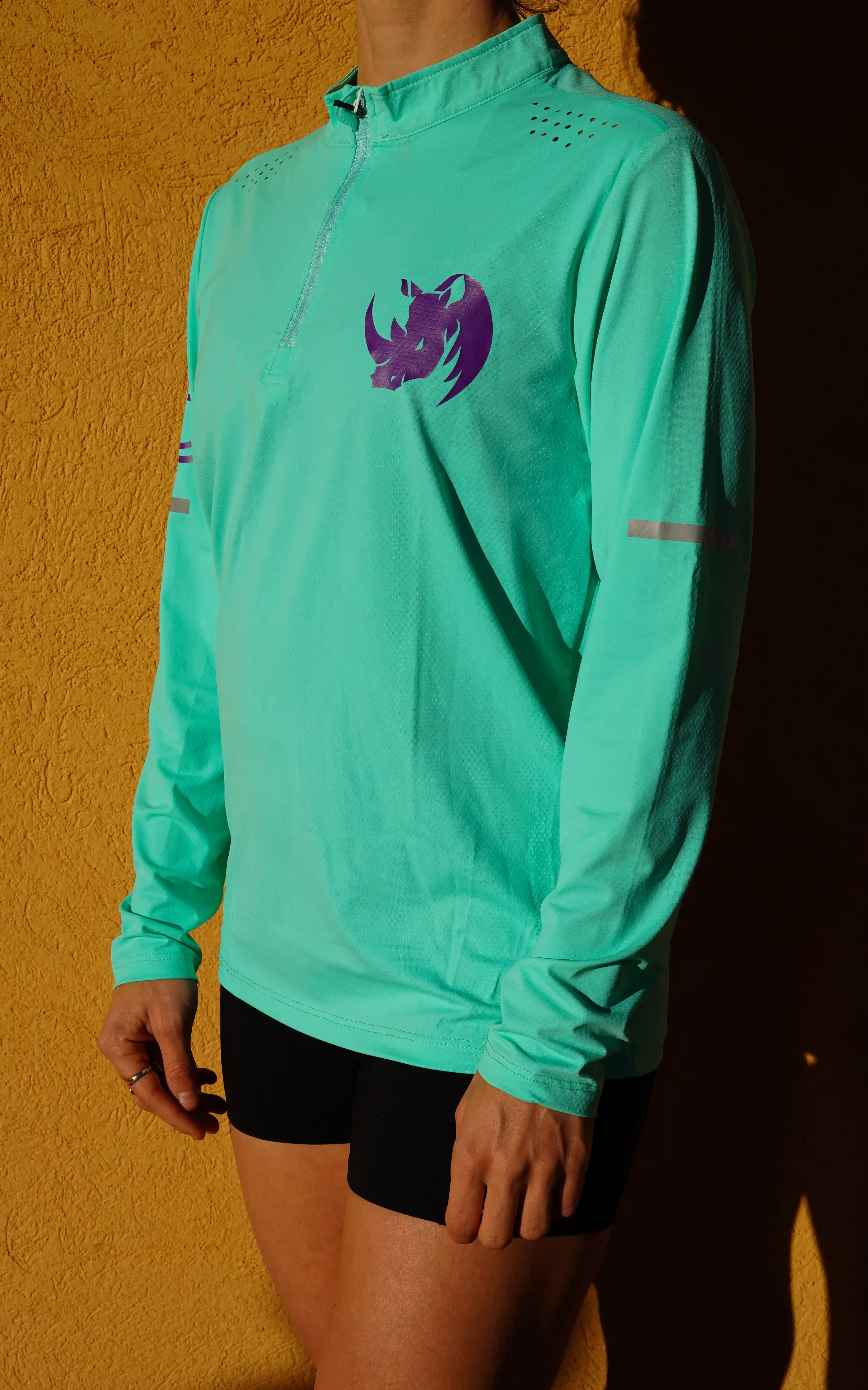 Image d'illustration principale du produit T-Shirt Running ML (Vert d'eau) par LTD Coaching